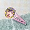 Accesorios para el cabello de acrílico con clip BB periférico de Xiao Zhanxing tocado ayuda para concierto periférico de imagen