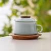 Fabricante Separador de Chá e Água Caneca de Chá Caneca de Água para Escritório Caneca Integrada de Cerâmica para Chá e Café Caixa de Presente Caneca de Café