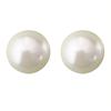 Brincos Estilo 'Febre das Influenciadoras Coreanas' com Toque de Luxo Leve, Apresentando Pérolas Swarovski Grandes e Perfeitamente Redondas para Mulheres