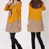 2025 Otoño Nuevo Moda Femenina Coreana Suelta Talla Grande Camiseta de Manga Larga con Capucha para Mujer Camiseta Básica de Largo Medio