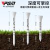 Pgm Taco de Golfe Tee de Madeira Altura Ajustável Limite Espigões Escada de Golfe Marca de Profundidade Suporte de Bola Tee