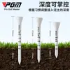 Pgm Golf Palo de Tee Ajustable en Altura Marcador de Profundidad para Tee de Bola de Golf Soporte para Bolas de Golf Tee