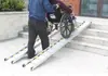 Rampa Plegable de Aleación de Aluminio para Silla de Ruedas de Personas Mayores para Subir y Bajar Escaleras, Rampa para Escaleras, Descargador Sin Barreras, Tablero Plegable
