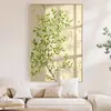 Entrada de dormitorio de nicho de alta gama pinturas colgantes plantas al por mayor arte curativo pinturas decorativas para sala de estar pinturas al óleo paisajes de luz y sombra