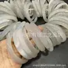 Pulsera de ágata natural blanca de luz de luna al por mayor, media esfera de ágata, ágata de azúcar, calcedonia, jadeíta, pulsera para mujer