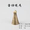 Conjunto de 3 peças de molde para incenso de torre Fogareiro Boshan Ornaments de queimador de incenso Zen Molde de incenso de torre de liga Colher de incenso Pó de ágarwood Queimador de incenso imitação de cobre