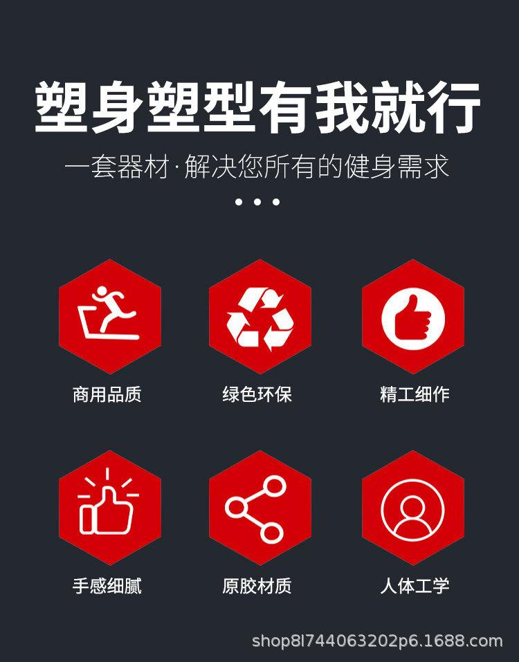 杠铃片手抓小孔片清仓处理包胶哑铃片商用家用健身深蹲