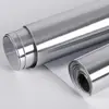 Película Adhesiva para Gabinete CTZS Ultra Gruesa de Metal Cepillado Imitación Acero Inoxidable Pegatina de Pared Plana Estilo Minimalista Industrial Autoadhesiva Impermeable a Prueba de Aceite Resistente al Calor Para Refrigerador Gabinete de Cocina Encimera Superficie de Electrodoméstico Remodelación 40cmx1m/3m/5m/10m
