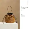 Bolsita de brocado, especialmente diseñada para tazas de té, bolsa de viaje portátil, bolsa de almacenamiento pequeña, bambú, nuevo estilo chino