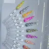 Pó de Cristal Misturado com Lantejoula Glitter Atacado Pó Acrílico Arte de Unhas Sequin Pó de Cristal Joia para Unhas