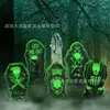 Señales Exteriores Luminiscentes para Halloween 2026: Esqueleto, Lápida, Fantasma, Gato Negro, Prohibido el Paso al Patio Señales