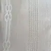 Suministro directo de fábrica tela de poliéster para cortina de sofá, funda de sofá, mantel de cojín, a rayas, tridimensional, color blanco roto, imitación de algodón y lino