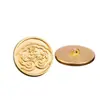 Botones de Metal de Cobre de Alta Gama Estilo Chino Botones para Hanfu Cheongsam Traje Tang Patrón de Nube Hebilla para Ropa Accesorios Venta al por Mayor