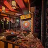Estilo Étnico Longo Teto Interno Dossel Pano Pendurado Canção Folclórica de Yunnan Bar Decoração de Parede Pano de Parede Comercial Pano de Fundo