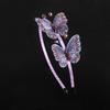 Diadema Bordada de Mariposa Estilo Coreano para Mujer, Diadema Hecha a Mano Pura, Accesorio para el Cabello Coreano, Dulce Pinza para el Cabello, Accesorio para el Cabello de Adulto, Versátil