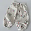 Calça Repelente de Mosquitos Infantil Maibao 2026 Verão Nova Calça Longa Fina Respirável para Meninos Calça 100% Algodão Classe A para Bebês