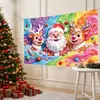 Tela de Fondo para Navidad 2027 Venta Caliente Transfronteriza Fondo Fotográfico Decoración de Fiesta Tela Colgante Fábrica de Origen Múltiples Estilos Disponibles