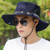 Fabricante de Sombreros de Verano al por Mayor Nuevo 2025 Sombrilla Exterior y Sombrero de Protección Solar Ala Ancha Sombrero de Pesca Sombrero de Pescador para Hombres