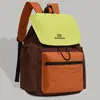 Logotipo e Esquema de Cores Personalizados para o Festival do Barco-Dragão, Festival do Meio do Outono e Festival da Primavera; Mochila de Viagem de Grande Capacidade para Estudantes Universitários; Design Casual e Simples para Comércio Transfronteiriço