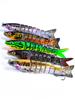 Artigos Esportivos Weihe Isca de Pesca Multi-Seção Modelo B de 8 Seções 14cm 18.8g Isca Artificial Isca Dura Isca de Afundamento de 8 Seções para Peixes Militares