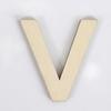Letras mayúsculas inglesas de madera DIY 26 letras virutas de madera manualidades accesorios para decoración del hogar accesorios para sesión de fotos