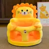 Silla de Aprendizaje para Bebé Sofá de Dibujos Animados Anticaída Elevadora para Bebé de 4 a 12 Meses Asiento de Entrenamiento para Sentarse para Bebé Cojín