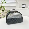 Bolsa de Cosméticos Transfronteriza Ins de Alta Gama Impermeable de PVC Gran Capacidad Bolso de Mano para Mujer Bolsa de Neceser de Viaje para Cosméticos