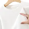 Sudadera de cuello redondo otoño invierno peso pesado con felpa interior cálida unisex casual diaria holgada versátil