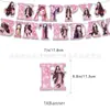 En Stock Nezuko Kamado Kimetsu no Yaiba Tema de Cumpleaños Decoración Banner Set de Globos
