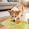 Tapete de silicone para animais de estimação direto da fábrica, tapete de silicone para comida lenta de cães e gatos, flexível e resistente a mordidas