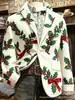 Sitio independiente transfronterizo Amazon TEME blazer de pana para hombre de manga larga con doble bolsillo