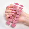 Pegatinas para Uñas con Purpurina de Color Sólido Sin Hornear Removibles Pegatinas para Uñas con Pegamento de Gelatina Suministro Directo de Fábrica Origen Seguras para Mujeres Embarazadas