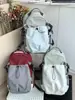 Mochila Escolar Estilo Japonés Tono Gris Fresco Verde Lima Cierre de Cordón Mochila Funcional Mochila para Estudiantes al Aire Libre para Mujeres
