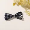 Estilo Coreano Academia Tela Retro Cuadros Lazo DIY Versátil Pinza para el Cabello Accesorios Funda de Teléfono Bolsa Accesorios para Ropa