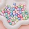 Perla de imitación ABS color mezclado lazo pequeño calabaza estrella de cinco puntas corazón de durazno cuentas sueltas hechas a mano diy accesorios para pulsera con cuentas