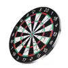 Diana de Dardos 12 pulgadas Tablero de Dardos para Adultos Flocado Pin de Dardos Montado en Pared Doble Cara Tiro Integral Conjunto de Ejercicio Físico