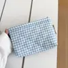 Nova Bolsa Simples Acolchoada de Bolinhas para Batom de Mão Bolsa de Cosméticos Bolsa Pequena de Armazenamento Porta-Moedas Mini Bolsa de Mão Portátil