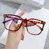 Armazón de Gafas de Moda de Estilo Coreano de Montura Grande para Hombres y Mujeres, Luz Anti-Azul Fotografía Callejera Espejo Plano Marco de Gafas Personalizado Xiaohongshu