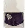 Shorts Roxo Hot Girl Estilo Retro Americano Bm para Dormir Feminino, Nova Calça Casual Esportiva Versátil de Verão com Caimento Justo para Loungewear
