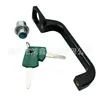 VOLVO Volvo EC55 EC55B conjunto de cerradura de puerta de cabina, cilindro de cerradura, bloque de cerradura, manija exterior de cerradura de puerta