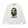 Sudaderas de punto con cuello redondo, estampado de cabeza de mono camuflaje, estilo pareja, sueltas para mujer, para otoño e invierno, marca de tendencia BAPE, transfronterizas, para hombre