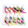 Lentejuelas giratorias compuestas 3.5G anzuelo de pluma colorido lentejuelas Luya pez mandarín salmón metal biónico venta caliente transfronteriza