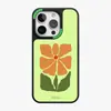 Design Floral Simples com Painel Traseiro Intercambiável, Capa Magnética Forte para iPhone 15 Pro Max, Tampa de Painel Traseiro Substituível para iPhone 14