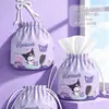 Toalha de Algodão Macia com Padrão de Pérola Autenticada Sanrio Hello Kitty Toalha Descartável para Lavar o Rosto Desenho Animado Cinnamomum Dog Toalha Suavizante