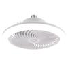 Lámpara de ventilador de gran potencia con control remoto inteligente transfronterizo, boca de tornillo e27, lámpara de ventilador integrada para sala de estar y comedor, fábrica de Zhongshan