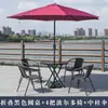 Juego de mesa y sillas de exterior con sombrilla, juego de tres piezas de mesa y sillas de jardín al aire libre para patio, mesa y sillas pequeñas de balcón para ocio al aire libre en casa
