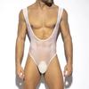 Body Masculino Tendência Estilo Coreano Triângulo Transparente Modelador de Corpo Revelador de Peito Fino Seda de Gelo Melhorando Fitness Venda Quente Transfronteiriça
