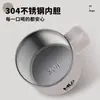 Taza de Café de Oficina Transfronteriza de Acero Inoxidable 304 de Doble Pared con Tapa para Hombres y Mujeres Estilo Caliente Taza con Asa y Etiqueta