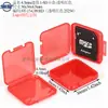 Paquete múltiple de tarjeta TF + estuche para tarjeta SD, estuche de plástico para tarjeta TF, caja de embalaje para tarjeta de memoria de cámara, estuche de PP para tarjeta Micro SD