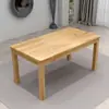 Mesa e Cadeiras de Madeira Maciça para Refeições Rápidas, Barraca de Comida, Loja de Macarrão, Lanchonete, Café da Manhã, Uso Doméstico, Mesa de Jantar Simples Retangular, Escrivaninha